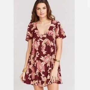 SHOW ME YOUR MUMU KYLIE MINI DRESS SMALL